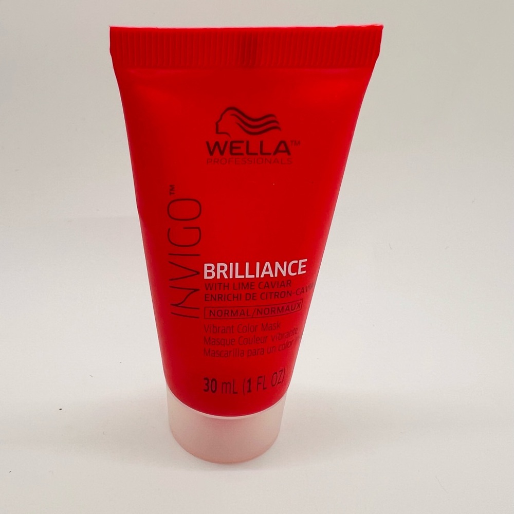 NWT Wella Invigo Brilliance Vibrant Color Mask With Lime Caviar Mini Size 30 ml
